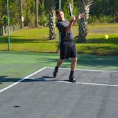 Jon P. teaches tennis lessons in Mims, FL
