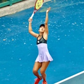 Ayaka O. teaches tennis lessons in Cypress, TX