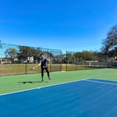 Jaime M. teaches tennis lessons in Wilmington , NC