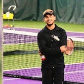 Vishnu P. teaches tennis lessons in Bridgeport , CT