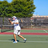 Chris M. teaches tennis lessons in Austin, TX