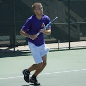 Maxim teaches tennis lessons in Miami Beach, FL