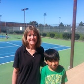 Jackie S. teaches tennis lessons in San Marcos , CA