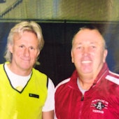Randy D. teaches tennis lessons in Bristol, WI